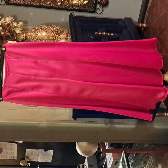 David's Bridal candy apple red skirt - Picture 3 of 3